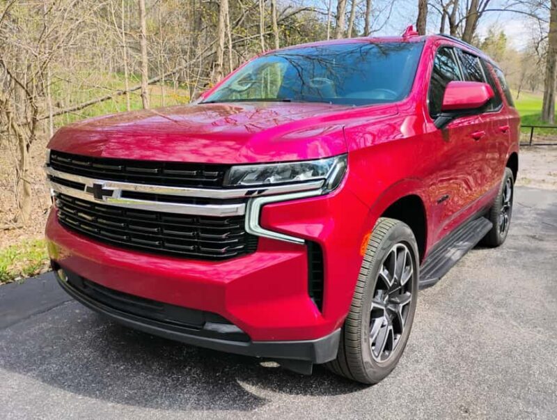 NON BUS Wine Tour in a Cherry Red Chevy Tahoe RST - Key Points