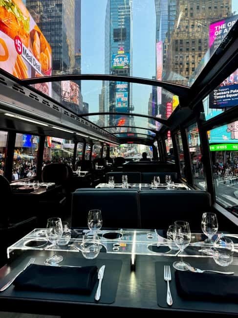 NYC Bustronome Lunch Tour - Key Points