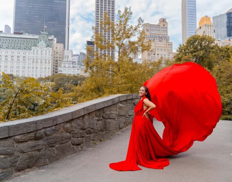 NYC: Flying dress photoshoot Dumbo or Central Park jonadress - Analyzing the Value