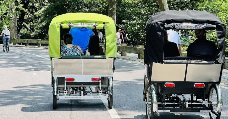 NYC: Private Central Park Pedicab Tours / PICKUP FROM MUSEUM - What to Expect from the Pedicab Tour