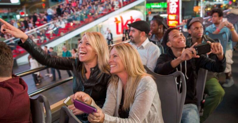 NYC: Sightseeing Night Tour by Open-Top Bus with Live Guide - The Sum Up