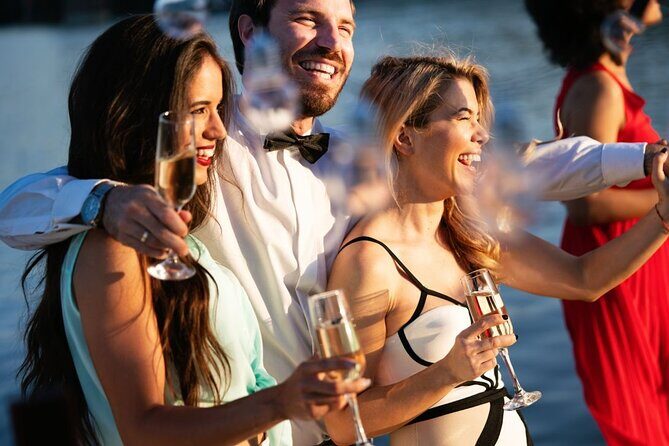 NYC Sunset Cruise with Statue Views Live Comedy and DJ on Hudson - The Itinerary: What You Can Expect