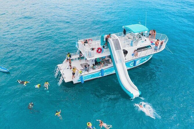 Oahu Dolphin Watch with Turtle Snorkel & Water Slide - Key Points