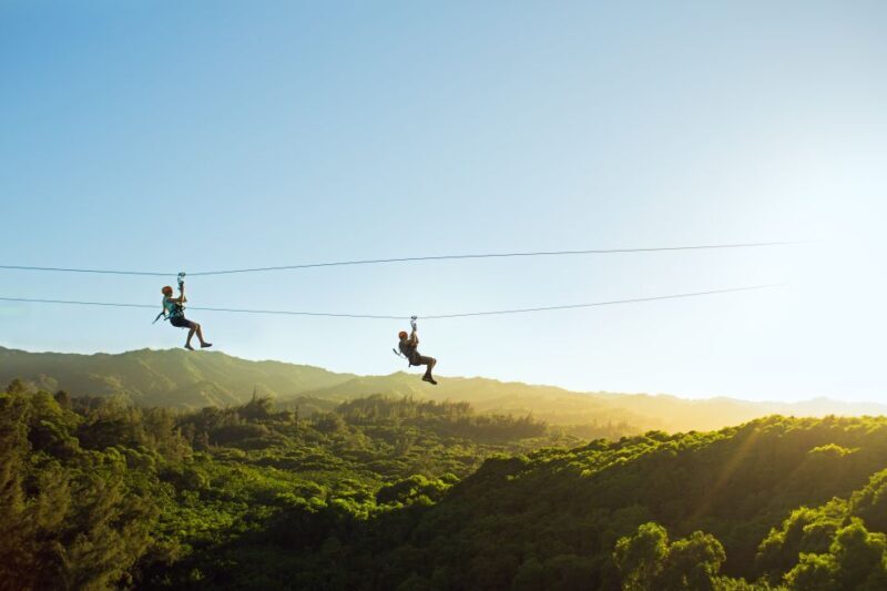 Oahu: North Shore Zip Line Adventure with ATV and Farm Tour - Key Points