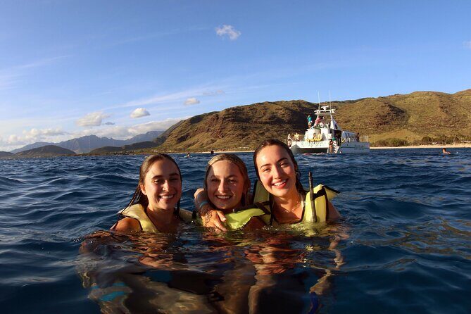 Oahu: Snorkel Sunset Cruise, Dolphin Watch with Hawaiian Buffet - Authentic Experiences and Genuine Reviews
