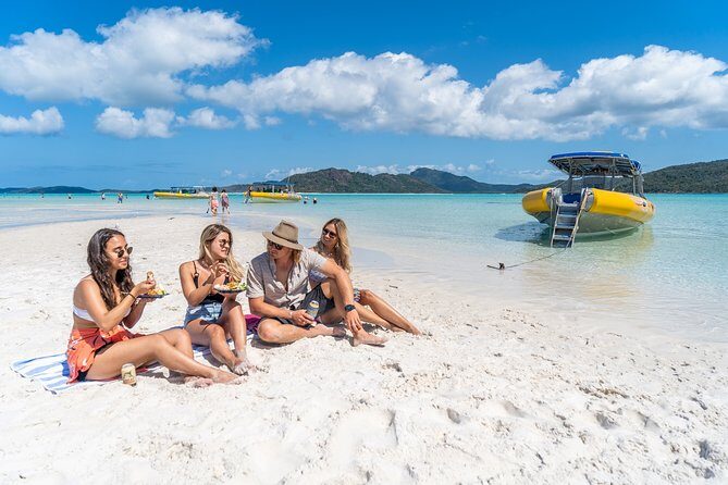 Ocean Rafting: Whitehaven Beach, Snorkelling & Hill Inlet Lookout - Lunch and Relaxation
