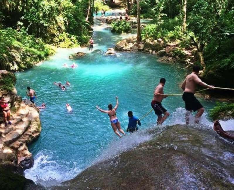 Ocho Rios: Blue Hole, Dunns River & Reggae Hill Guided Tour - Key Points