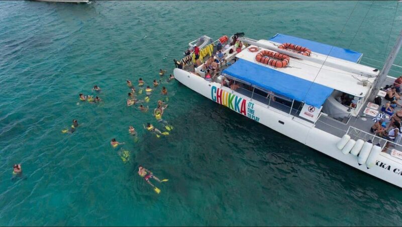 Ocho Rios: Catamaran Sail & Snorkel + Dunn's River Climb - Key Points