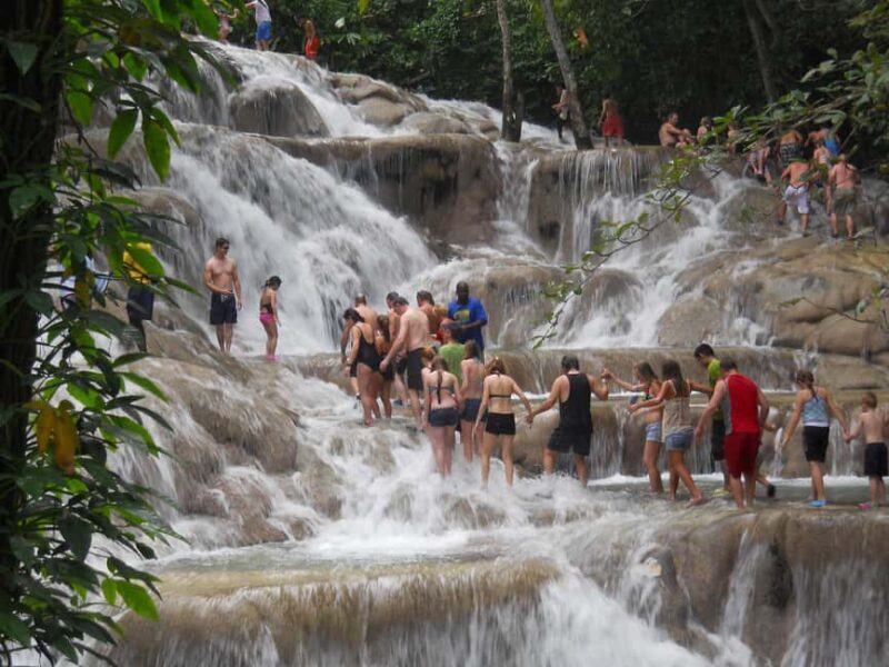 Ocho Rios: Dunns River Falls & Reggae Hill Tour - Key Points