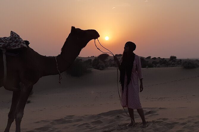 Off the beaten track overnight Camel Safari Tour Jaisalmer - Key Points