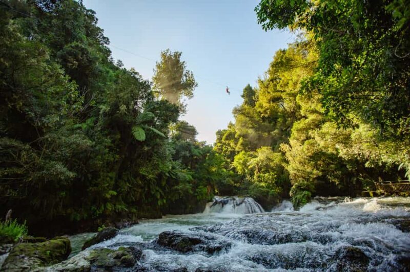Okere Falls: Zipline over Waterfalls Experience - Key Points