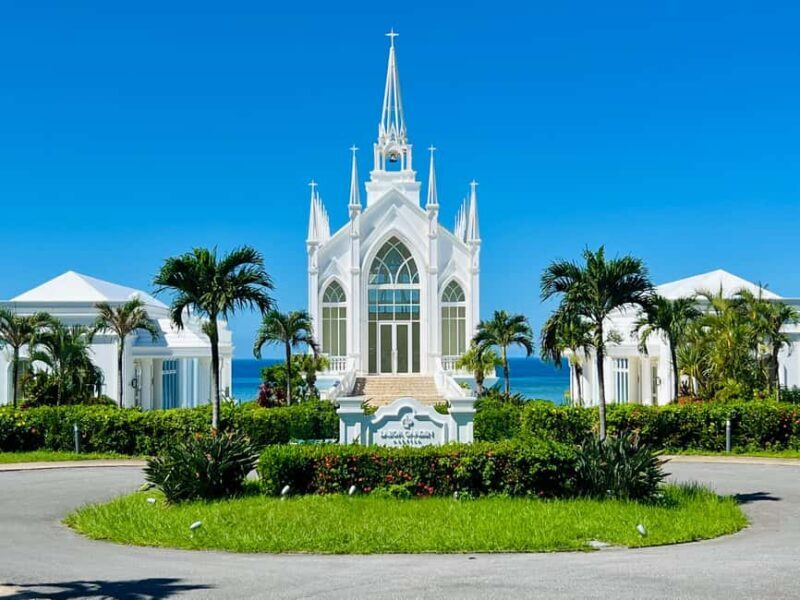 Okinawa Full Tour: Castle, Manza, Kouri, Aquarium & American - Cape Manza: Dramatic Coastal Scenery