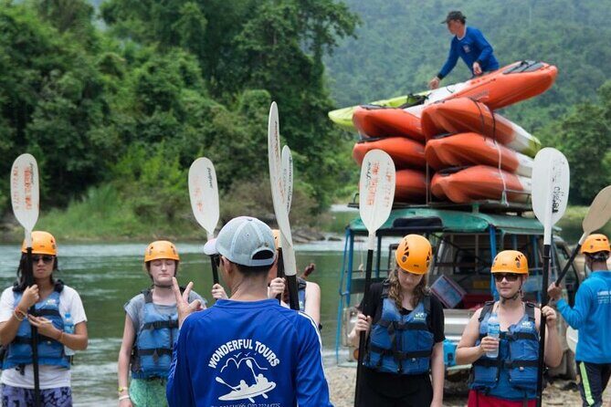 One Day Kayaking, Zipline and Tubing In Cave from Vang Vieng - Overview of the Experience