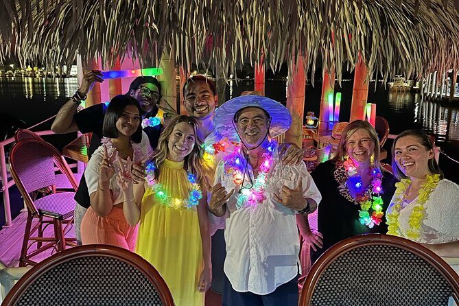 Original CRUISIN' TIKIS Lit on the Lagoon- A Glow Tiki Bar Cruise - An Authentic Night Out on the Water