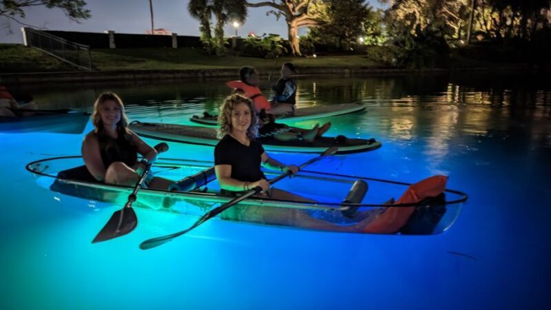 Orlando: LED Night Glow Clear Kayak or Paddleboard Tour - The Experience Provider