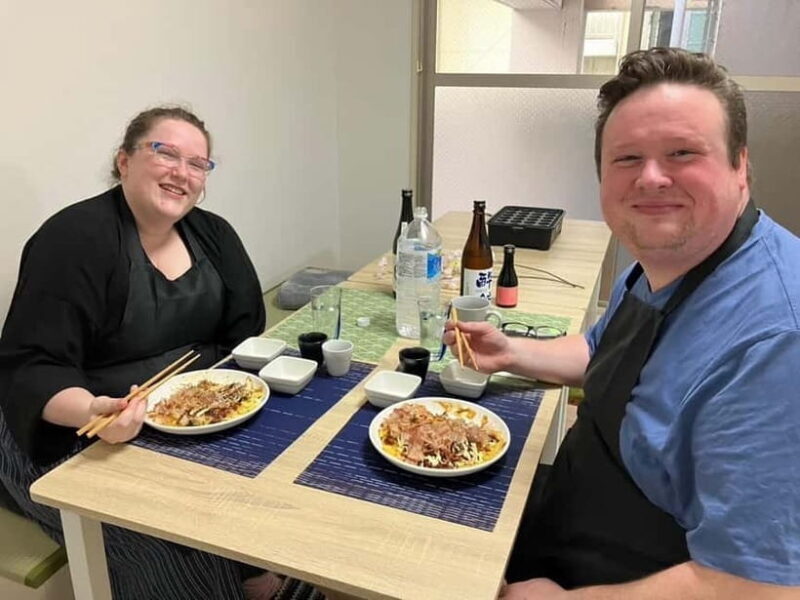 Osaka Authentic Tempura & Miso Soup Japan Cooking Class - Key Points