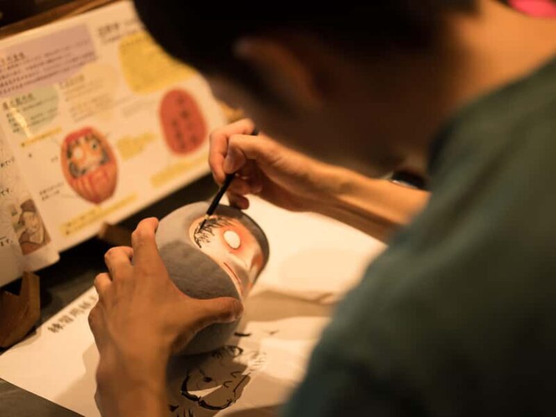 Osaka: Create Your Own Unique Daruma Workshop - An engaging introduction to Japanese tradition