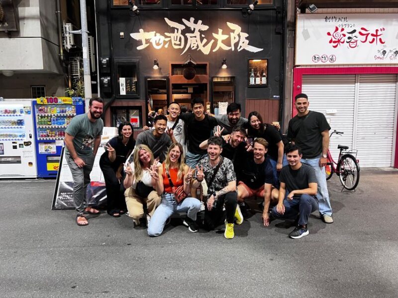 Osaka: Izakaya Bars Guided Walking Tour - Key Points