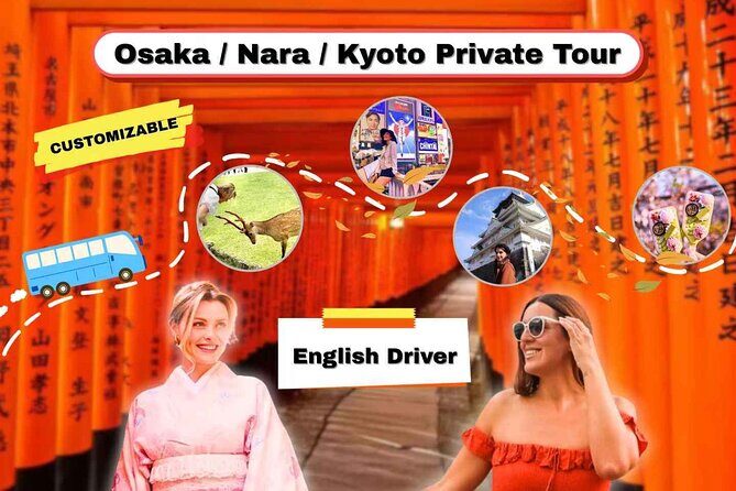 Osaka Kyoto Nara Private Transport with English Driver - Exploring Japan with a Private Driver: Osaka, Kyoto, Nara, and Uji