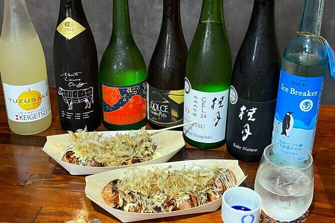 Osaka SAKE Tasting with Takoyaki DIY - Who Will Appreciate This Tour?