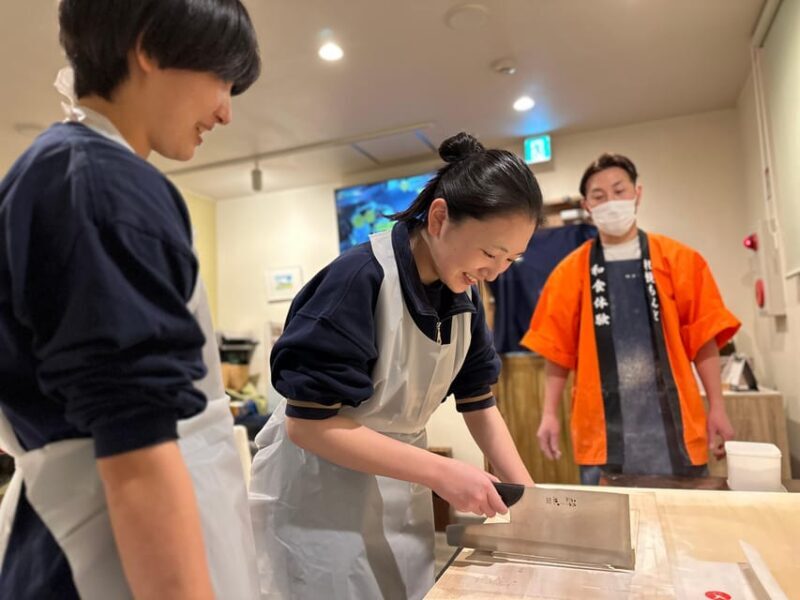 Our No. 1 favorite! Soba Making and Tempura Plan - Key Points