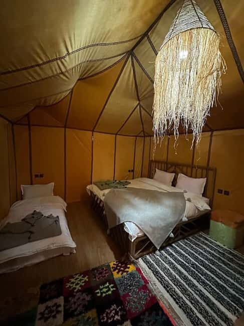 Overnight In Merzouga Desert Camp with Camel Rides and Food - Key Points