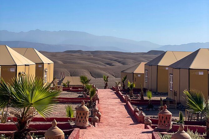 Overnight stay in the Agafay Desert, Deluxe Tent with Show and Swimming Pool - What to Expect: The Itinerary in Detail