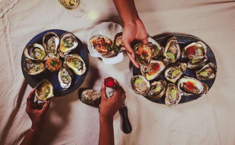 Oyster Platter With Wine By Unawatuna Beach - Key Points