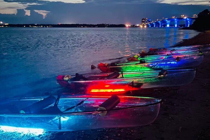 Paddle n Glow, night adventure in the bay of PCB, FL - Key Points