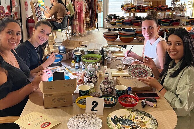 Paint and Sip Classes Brisbane: Ceramic Plates & Bowls - The Creative Process and Final Products