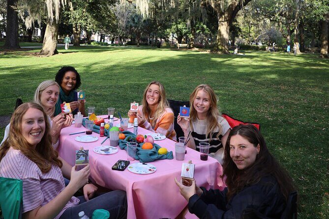 Paint Tiny Canvases in Forsyth Park - What Youll Paint