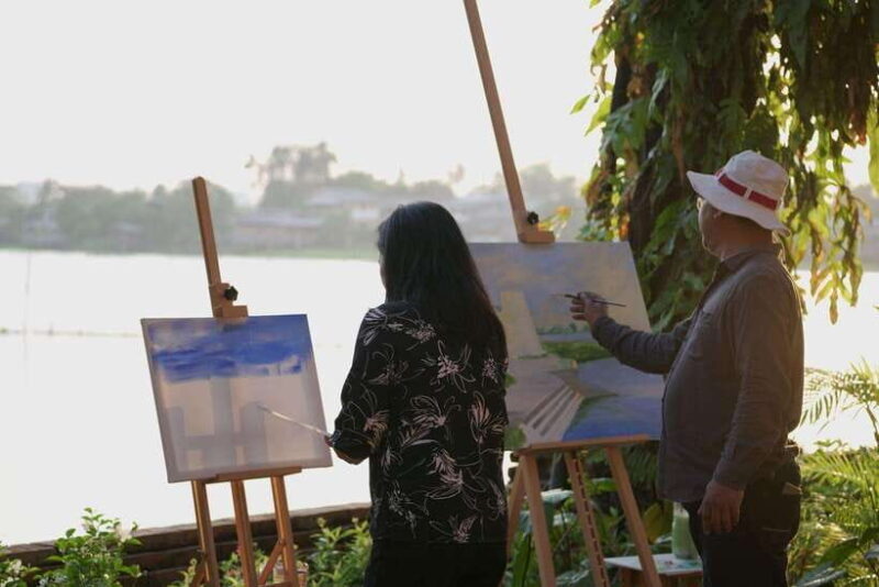Painting by the River - Kalanan Riverside Resort - An Introduction to a Peaceful Artistic Escape