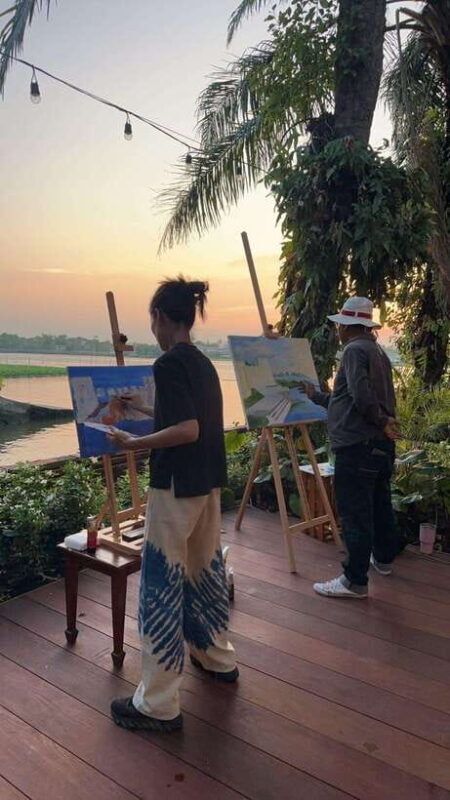 Painting by the River - Kalanan Riverside Resort - The Value of a Riverfront Painting Workshop