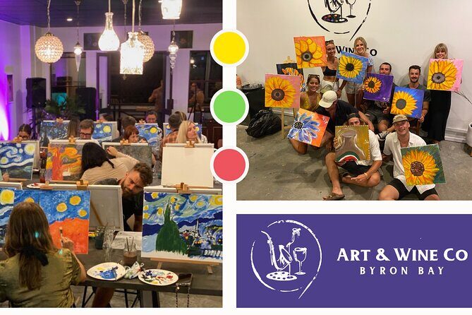 Painting Evenings in Byron Bay - An Artistic Evening with a Sea View