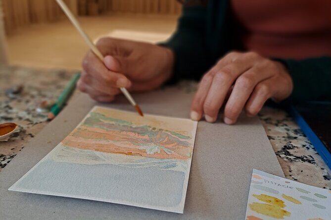 Painting Workshop from Pigments to Postcards - A Closer Look at the Experience