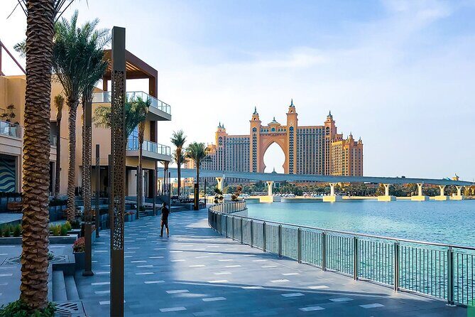 Palm Jumeirah Island Tour with Revolving 360" view from The View at The Palm ! - A Glimpse of Dubai Marina and The Pointe