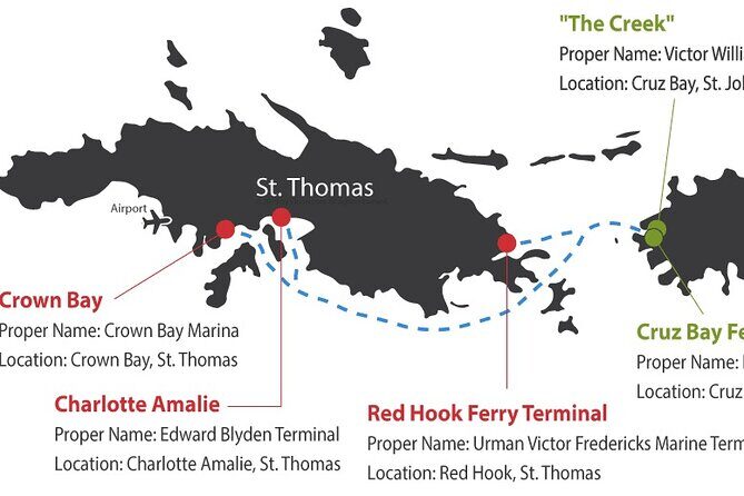 Paradise Taxi & Tours USVI- St Thomas Airport Transportation to Crown Bay Marina - FAQ