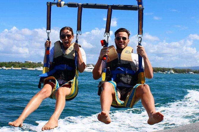 Parasailing on the Gold Coast, Fly solo, Tandem or Triple - Who Will Love This Tour?