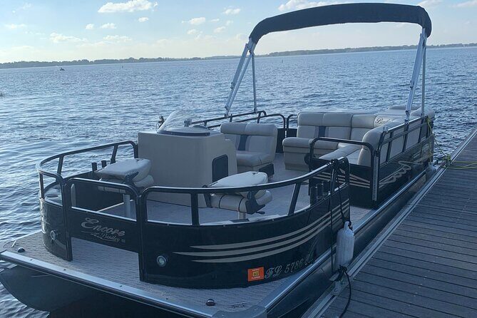 Party Barge Pontoon Boat Rental to 8 Persons with Fuel in Orlando - Exploring the Orlando Waters with a Party Barge