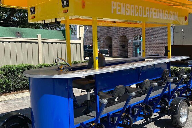 Party Bike Pub Crawl of Downtown Pensacola - Key Points