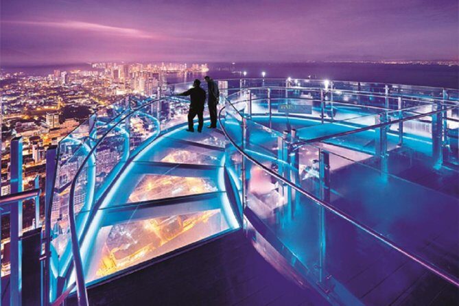 Penang Rainbow Skywalk at The Top Komtar Observation Deck Tickets - Key Points