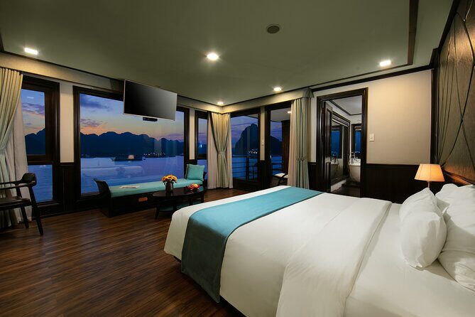 Peony Cruise 5* Halong Bay 3 days 2 nights with 2 ways transfer - Key Points