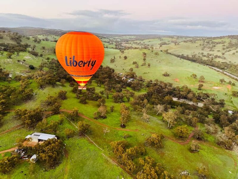 Perth to Northam: Balloon flight including shuttle bus - An Overview of the Experience