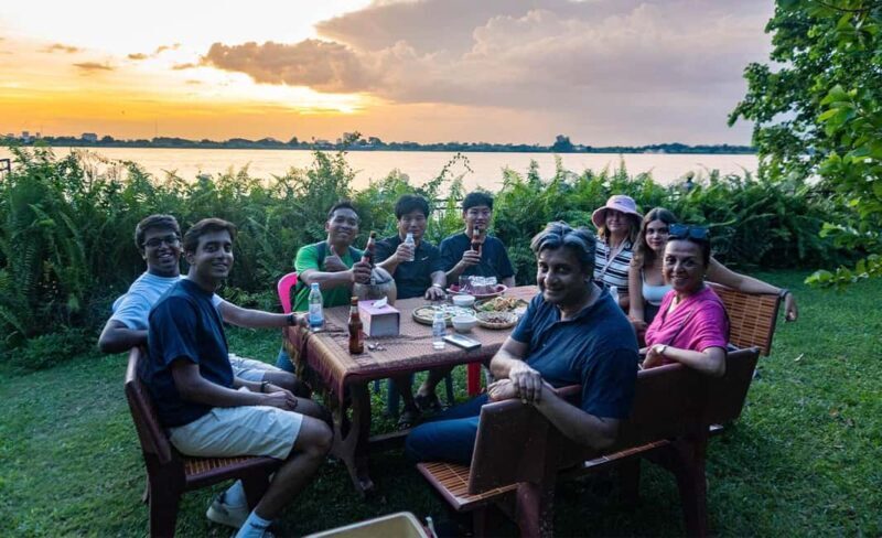 Phnom Penh: Silk Island Sunset by Tuk Tuk with food & drinks - A Genuine Cambodian Escape from Phnom Penh