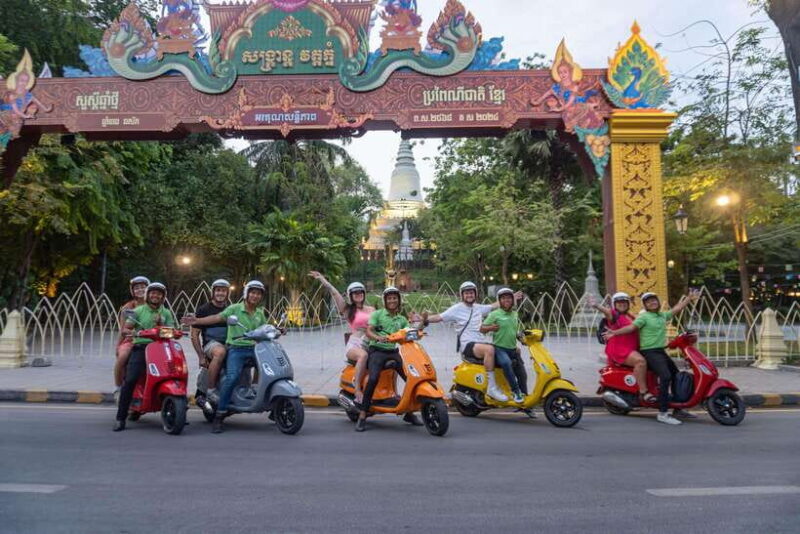 Phnom Penh Sunset Cruise & Evening City Tour Vespa Adventure - Frequently Asked Questions