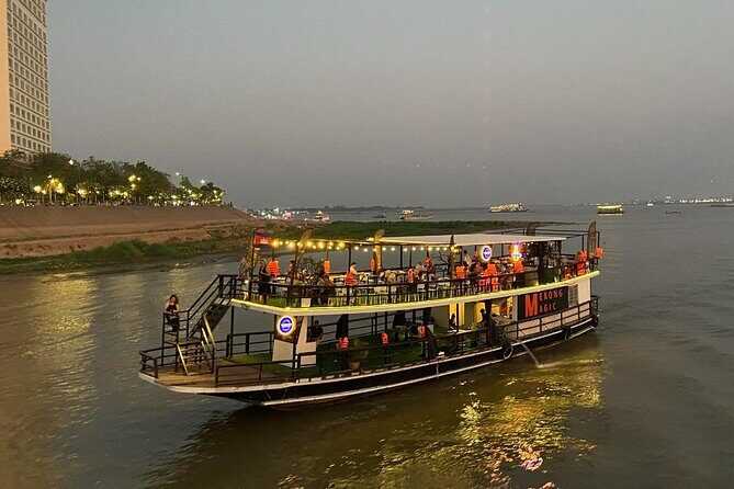 Phnom Penh: Sunset Cruise- Free Cold Beers, Sodas & fruit platter - Key Points