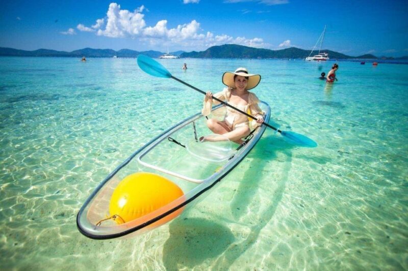 Phuket: Coral Island & Sunset Dinner by Sailing Catamaran - Key Points