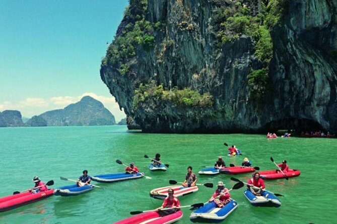 Phuket-Phang Nga Bay:James Bond-Canoeing Koh Hong By Big Boat LNH - Second Stop: Hong Island