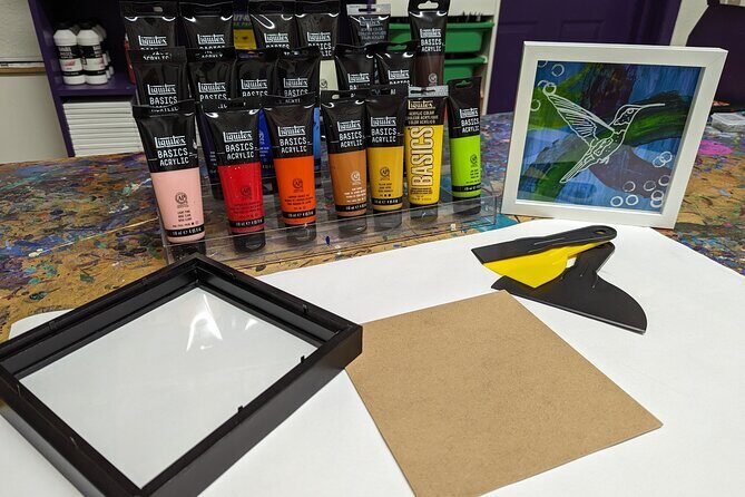 Play with Paint Wildlife Shadow Box Art Class in Estes Park - An Artistic Experience in Estes Park