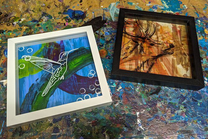 Play with Paint Wildlife Shadow Box Art Class in Estes Park - Authentic Feedback from Participants